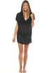 SHORT SLEEVE TUNIC WITH HOODIE - GOFRET